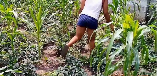  Butt fuck in a meadow with one of my College boy in my plantain farm